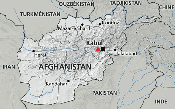 Carte Afghanistan RFPI