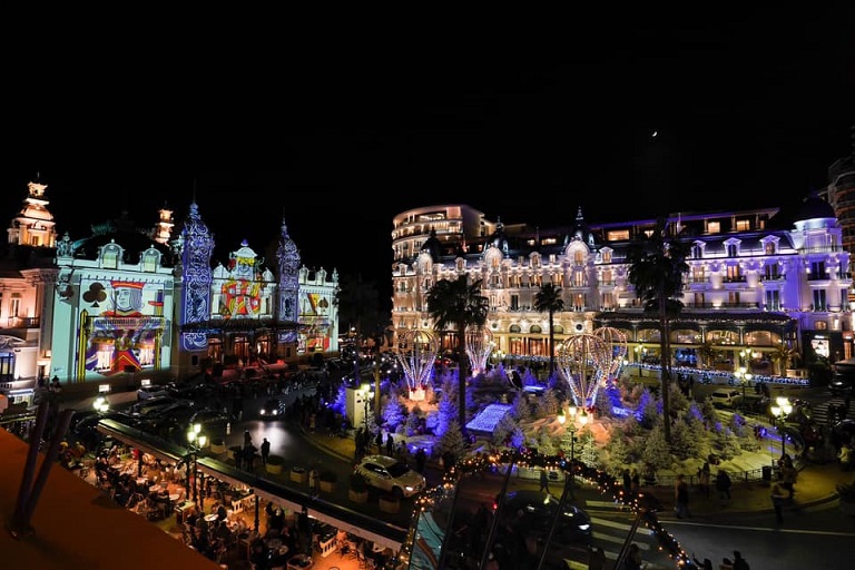 Casino de Monaco illumin pour le rveillon Saint Sylvestre 2 Radio For Peace International