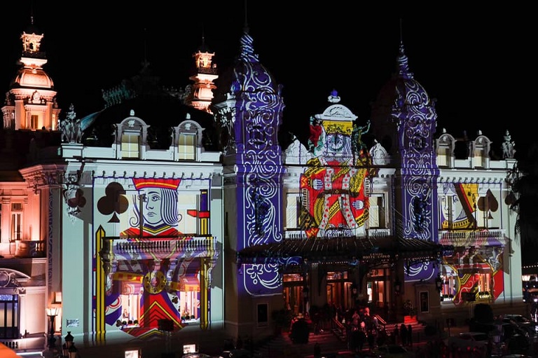 Casino de Monaco illumin pour le rveillon saint Sylvestre 3 Radio For Peace International